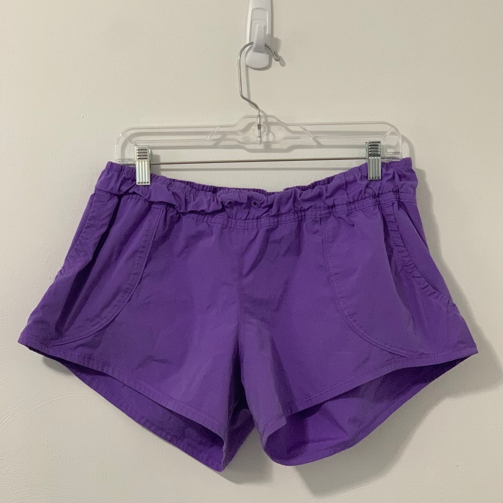 Purple Lululemon Running Shorts